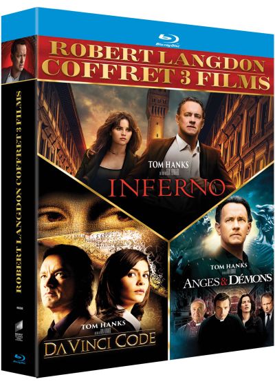 Robert Langdon - Da Vinci Code + Anges & démons + Inferno - Blu-ray