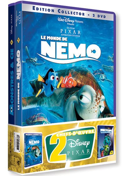 Le Monde de Némo + Monstres & Cie (Pack) - DVD