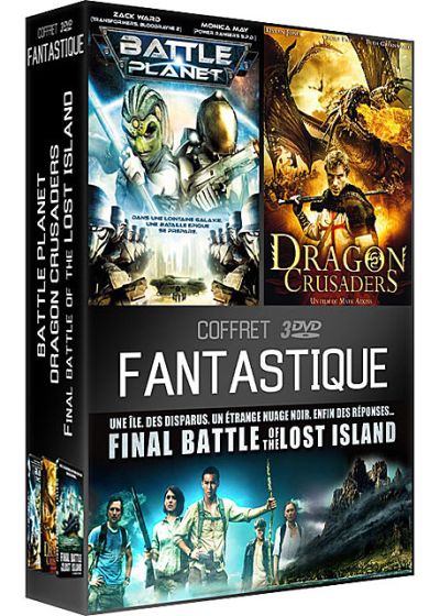 Coffret Fantastique : Battle Planet + Dragon Crusaders + Final Battle of the Lost Island (Pack) - DVD