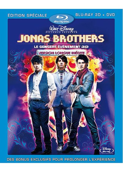 Jonas Brothers - Le concert événement (Version longue inédite en 3D) - Blu-ray