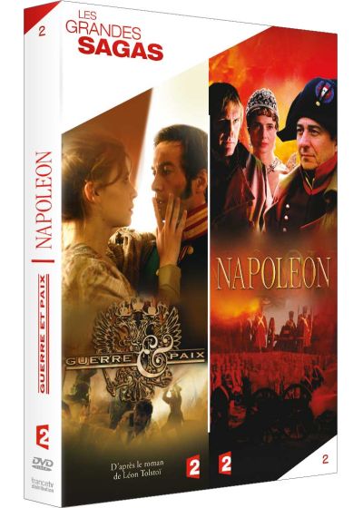 Les Grandes sagas 2 : Guerre & paix + Napoléon (Pack) - DVD