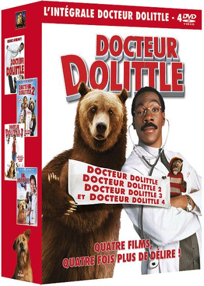 Docteur Dolittle 1 + 2 + 3 + 4 : L'intégrale (Pack) - DVD