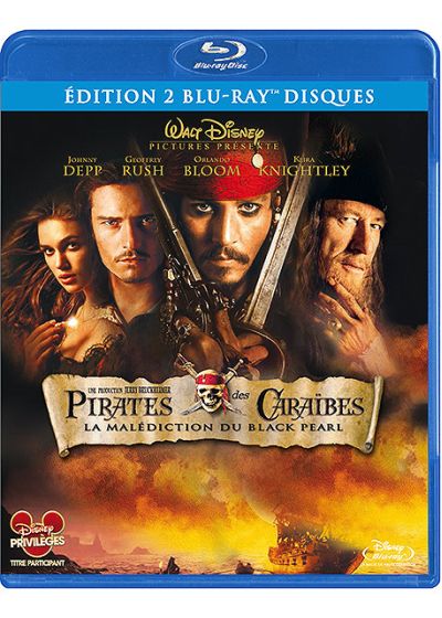 Pirates des Caraïbes : La malédiction du Black Pearl (Édition 2 Blu-ray) - Blu-ray