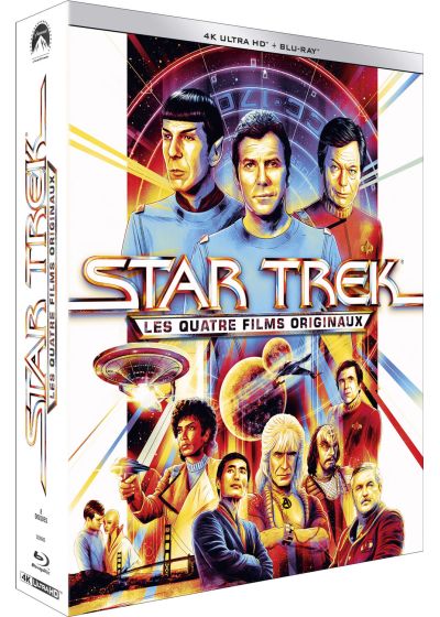 Star Trek - Les 4 films originaux : Star Trek : Le Film + Star Trek II : La Colère de Khan + Star Trek III : À la recherche de Spock + Star Trek IV : Retour sur Terre