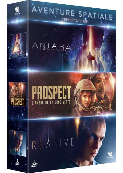 Aventure spatiale - Coffret 3 films : Aniara - L'odyssée stellaire + Prospect + Realive (Pack) - DVD