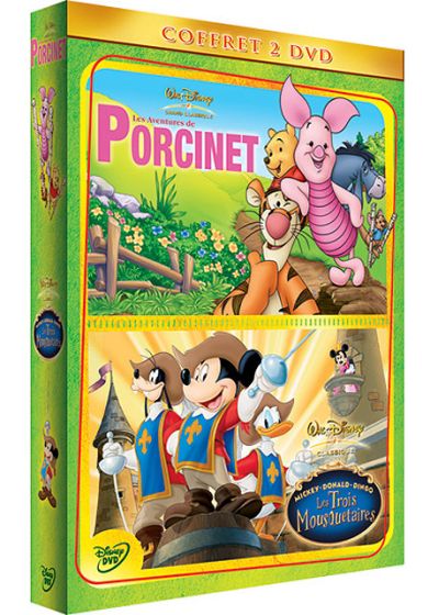 Les Aventures de Porcinet + Mickey.Donald.Dingo - Les Trois Mousquetaires - DVD