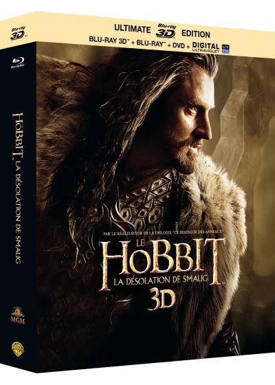 Le Hobbit : La désolation de Smaug (Édition Ultimate - Blu-ray 3D + Blu-ray + DVD + copie digitale) - Blu-ray