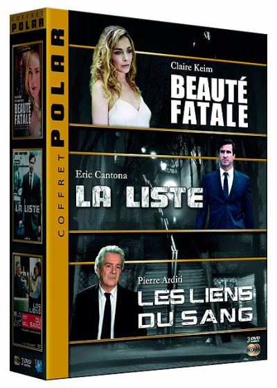 Coffret Polar : Beauté fatale + La liste + Les liens du sang - DVD