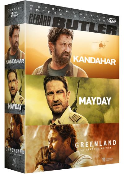 Gerard Butler : Kandahar + Mayday + Greenland : Le Dernier Refuge (Pack) - DVD