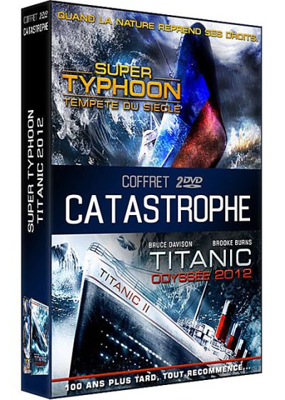 Coffret Catastrophe : Super Typhoon - Tempête du siècle + Titanic : Odyssée 2012 (Pack) - DVD