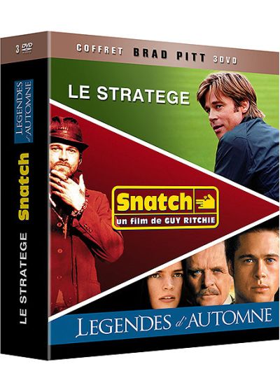 Coffret Brad Pitt - Le stratège + Snatch + Légendes d'automne (Pack) - DVD