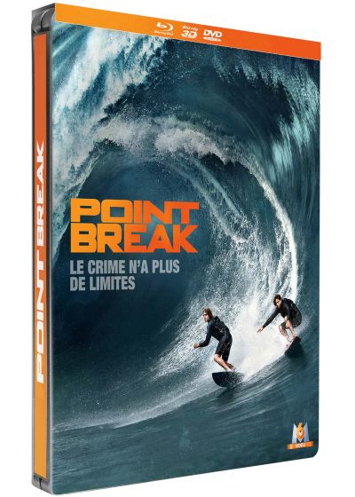 Point Break (Combo Blu-ray 3D + Blu-ray + DVD - Édition boîtier SteelBook) - Blu-ray 3D