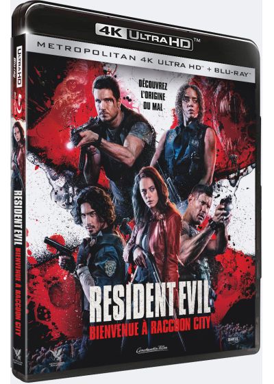 Resident Evil : bienvenue à Raccoon City (4K Ultra HD + Blu-ray) - 4K UHD