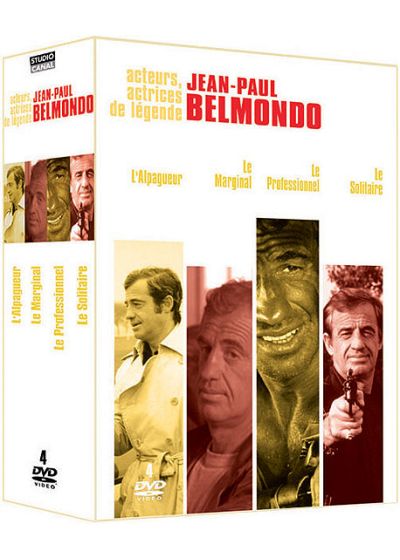 Jean-Paul Belmondo - Coffret : L'alpagueur + Le marginal + Le professionnel + Le solitaire (Pack) - DVD