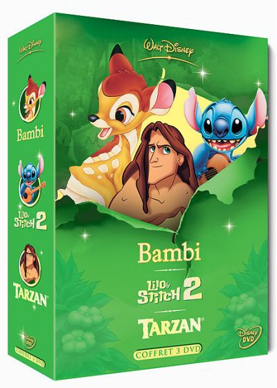 Bambi + Lilo & Stitch 2 - Hawaï, nous avons un problème ! + Tarzan - DVD