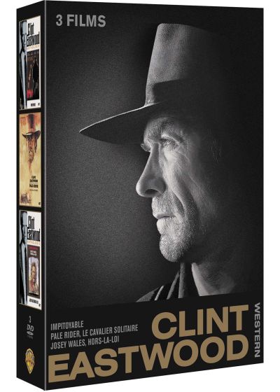 Clint Eastwood Western - Impitoyable + Pale Rider, le cavalier solitaire + Josey Wales - Hors la loi