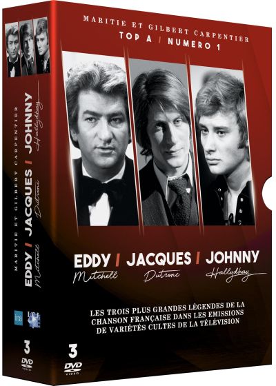 Numéro 1 - Coffret : Johnny Hallyday + Eddy Mitchell + Jacques Dutronc - DVD