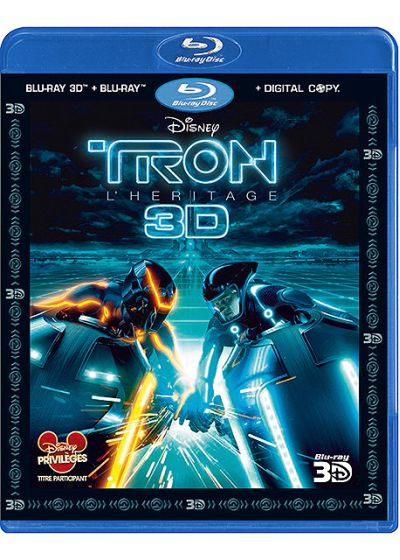TRON - L'Héritage (Combo Blu-ray 3D + Blu-ray + Copie digitale) - Blu-ray 3D