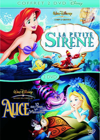 La Petite sirène + Alice au Pays des merveilles (Pack) - DVD