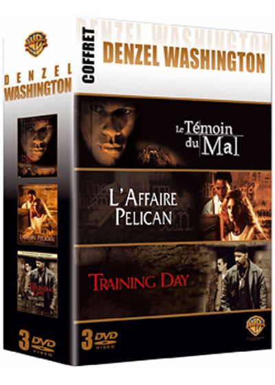 Denzel Washington - Coffret - Le témoin du mal + L'affaire Pélican + Training Day - DVD