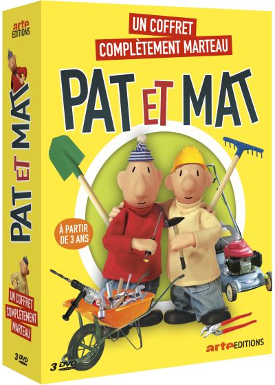 Coffret Pat et Mat : Pat et Mat + Les nouvelles aventures de Pat et Mat + Pat et Mat déménagent (Pack) - DVD