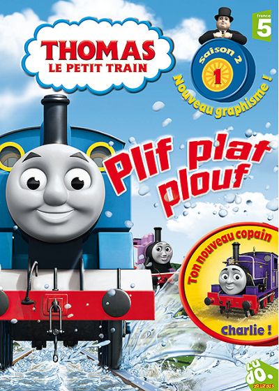 Thomas le petit train - Saison 2 (nouveau graphisme) - 1 - Plif plaf plouf - DVD
