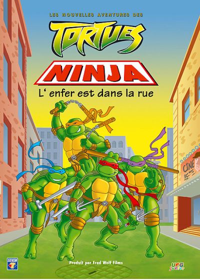 Les Nouvelles aventures des Tortues Ninja - L'enfer est dans la rue - DVD