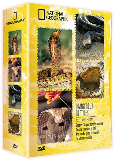 National Geographic - Coffret - Dangereux reptiles - DVD