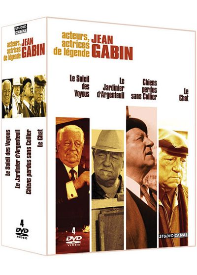 Jean Gabin : Le soleil des voyous + Le jardinier d'Argenteuil + Chiens perdus sans collier + Le chat (Pack) - DVD