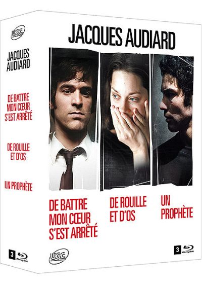Jacques Audiard - Coffret - De battre mon coeur s'est arrêté + De rouille et d'os + Un prophète (Pack) - Blu-ray