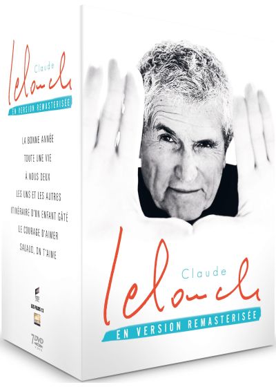 Claude Lelouch en version remasterisée : La bonne année + Toute une vie + A nous deux + Les uns et les autres + Itinéraire d'un enfant gâté + Le courage d'aimer + Salaud, on t'aime (Pack) - DVD