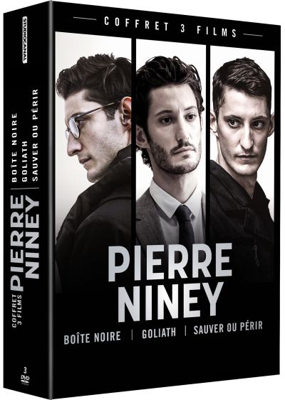 Pierre Niney - Coffret 3 films : Boîte noire + Goliath + Sauver ou périr (Pack) - DVD