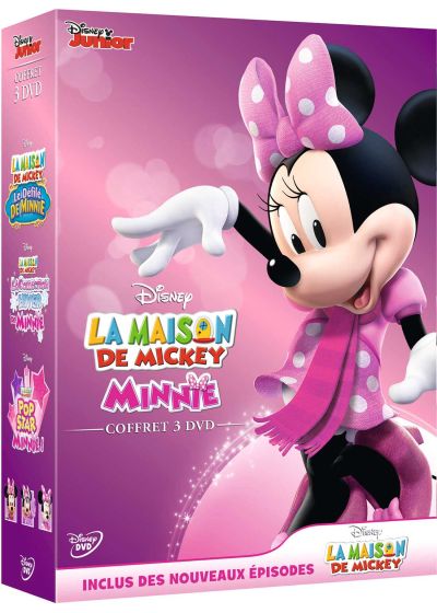 La Maison de Mickey - Minnie : Le Défilé de Minnie + La Collection hiver de Minnie + Pop Star Minnie (Pack) - DVD