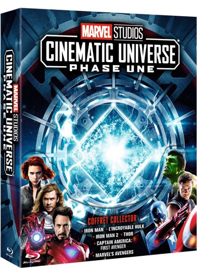 Marvel Studios Cinematic Universe : Phase 1 - 6 films - Blu-ray