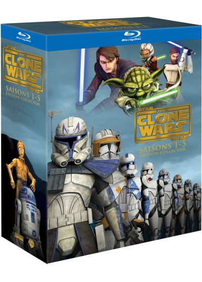 Star Wars - The Clone Wars - L'intégrale - Saisons 1 à 5 (Édition Collector) - Blu-ray