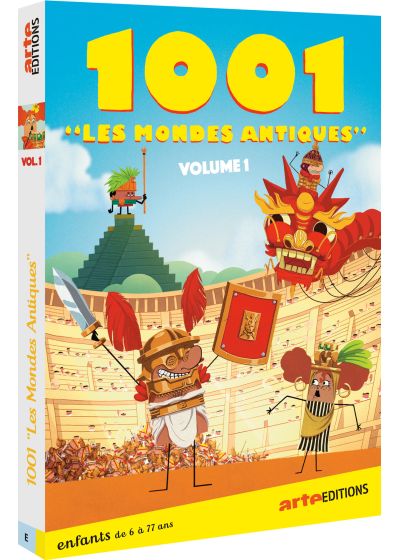 1001 "Les Mondes antiques" - Volume 1 - DVD