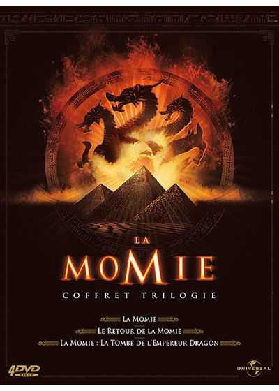 La Momie - Coffret trilogie : La Momie + Le Retour de la momie + La Momie - La tombe de l'Empereur Dragon (Pack) - DVD