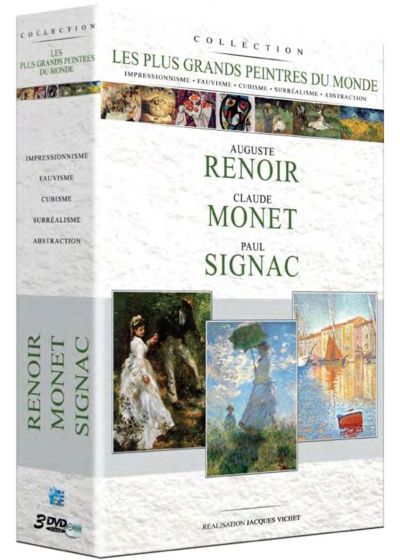 Les Plus grands peintres du monde : Renoir + Monet + Signac (Pack) - DVD