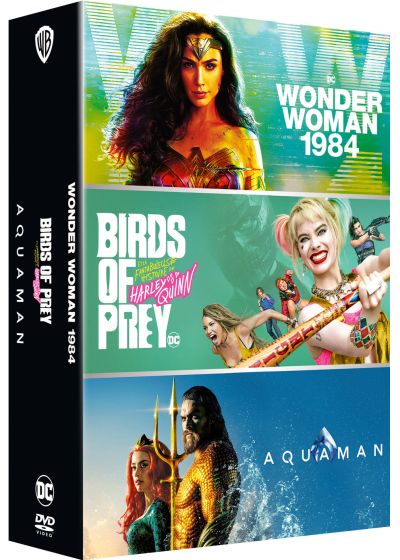 Aquaman + Birds of Prey + Wonder Woman 1984 (Pack) - DVD