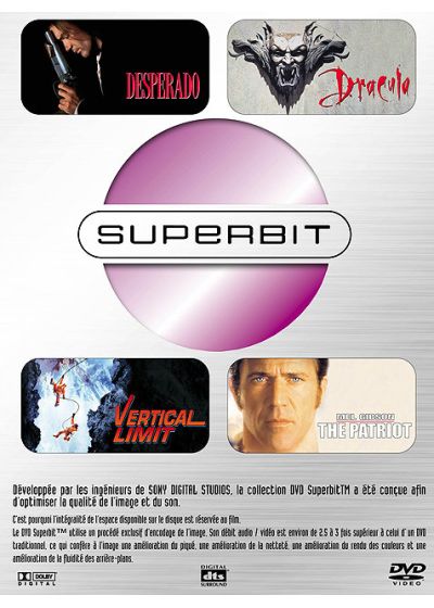 Superbit - Coffret 2 - Desperado, Dracula, Vertical Limit, The Patriot - DVD