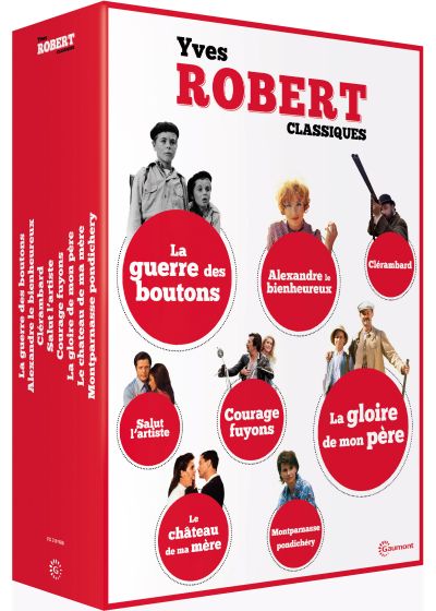 Yves Robert Classiques : La guerre des boutons + Alexandre le bienheureux + Clérambard + Salut l'artiste + Courage fuyons + La gloire de mon père + Le château de ma mère + Montparnasse Pondichéry (Pack) - DVD