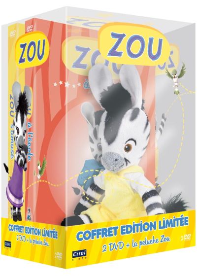 Zou : Vol. 1 : Zou s'amuse + Vol. 3 : Zou à l'école (+ 1 Peluche) - DVD