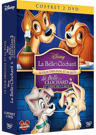 La Belle et le clochard + Le Belle et le clochard 2 - L'appel de la rue - DVD