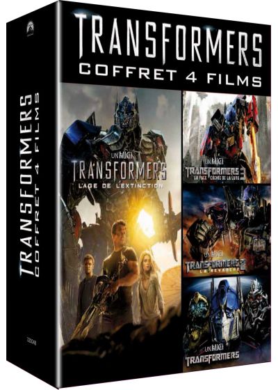 Transformers - Quadrilogie : Transformers + Transformers 2 - La revanche + Transformers 3 - La face cachée de la Lune + Transformers : l'âge de l'extinction - DVD