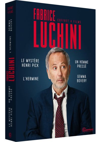 Fabrice Luchini - Coffret 4 films : Le Mystère Henri Pick + Un Homme pressé + L'Hermine + Gemma Bovery (Pack) - DVD