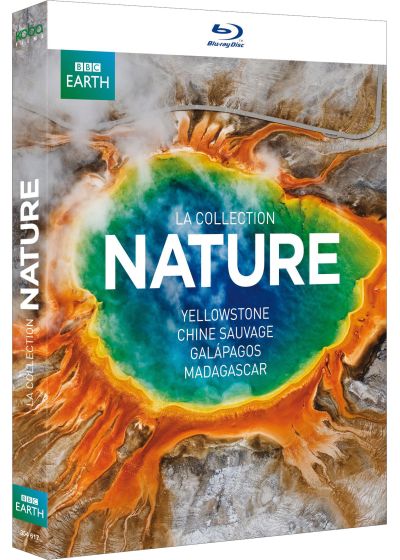 BBC Earth : Yellowstone + Madagascar + Chine sauvage + Galapagos (Pack) - Blu-ray