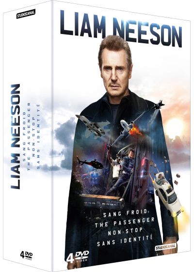Liam Neeson - Coffret : Sang froid + The Passenger + Non-Stop + Sans identité (Pack) - DVD
