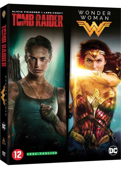 Coffret Tomb Raider (2018) + Wonder Woman - Collection de 2 films (Pack) - DVD