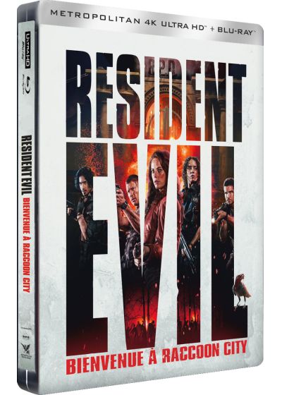 Resident Evil : bienvenue à Raccoon City (4K Ultra HD + Blu-ray - Édition boîtier SteelBook) - 4K UHD