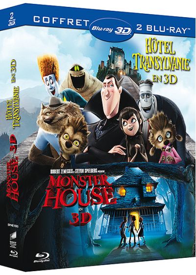 Hôtel Transylvanie + Monster House (Pack) - Blu-ray 3D